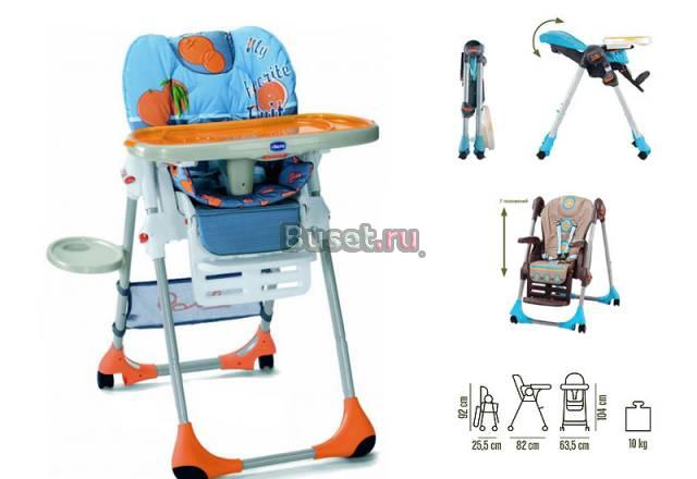 Стульчик для кормления Chicco polly Италия Санкт-Петербург