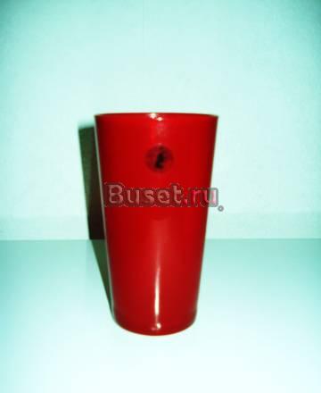 Стакан вишневый стекло 13 х 6 см.Новый Москва