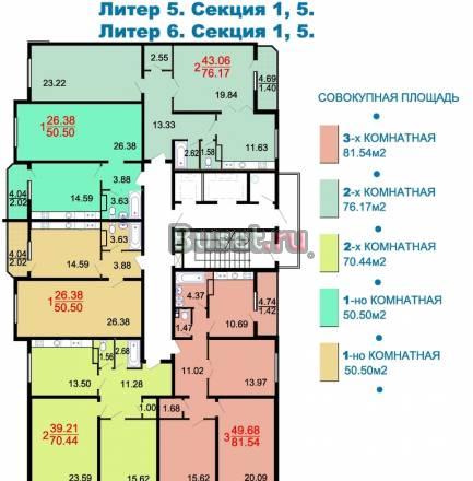 1 кв. 47 м2, п. Энка Краснодар