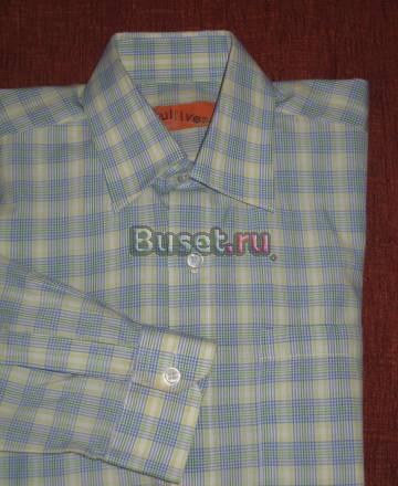 Рубашка в клетку, размер ворота 32 Москва