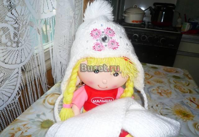 Зимняя шапка и шарф Москва