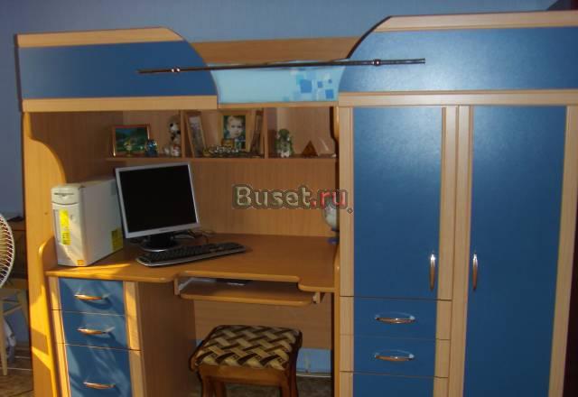 Кровать-чердак с рабочей зоной Москва