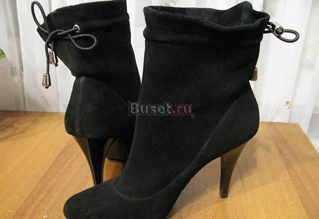 Замшевые сапожки Москва