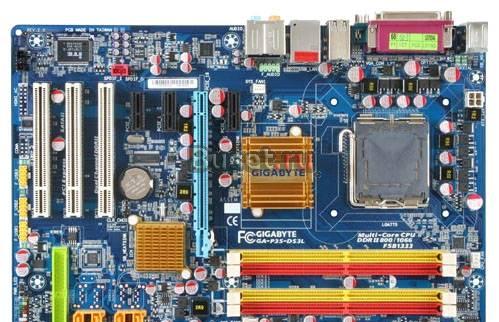 Gigabyte s-775 GA-P35-DS3L rev 2.0  35 чипсет Москва