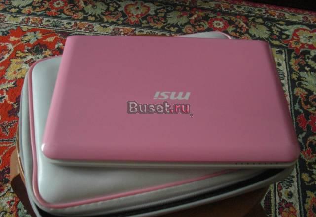 Netbook MSI U100 pink colour Москва