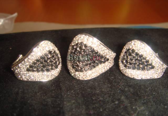 Комплект (серьги и кольцо) Екатеринбург