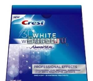Crest Whitestrips 3D Professional Effects - получи Москва