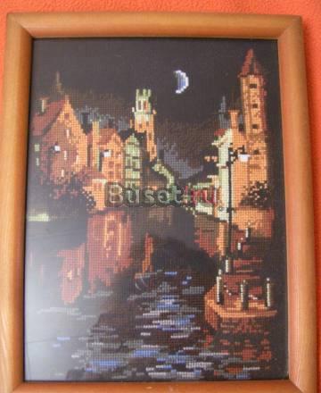 Потрясающая вышивка  крестом Венеция Москва