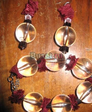 Серьги и браслет Москва