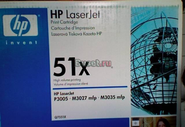 HP LaserJet P3005 Q7551X Москва