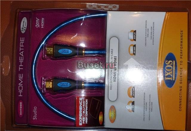 Hdmi Кабель Ixos XHT288-100 hdmi 1.0m Санкт-Петербург