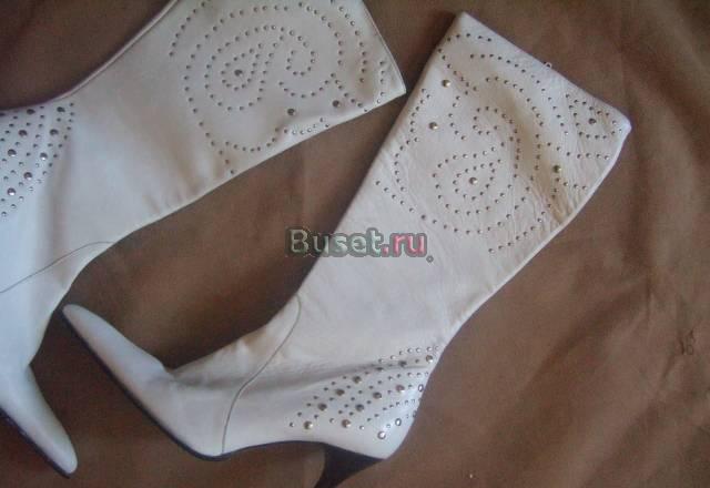 Новые сапоги натуральная кожа Москва