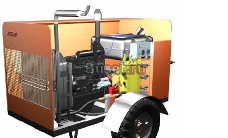 Передвижная винтовая компрессорная станция Пермь