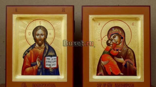 Иконы Венчальная Пара, Палех, Ларина Надежда Москва