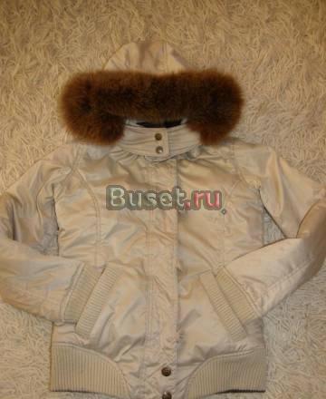 Куртка bershka р.42 2 в 1 мех натуральный Москва