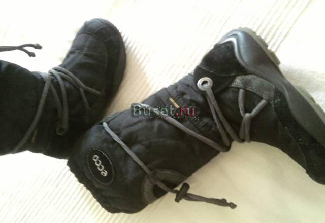 Сапожки детские ecco зима в отличном состоянии Санкт-Петербург