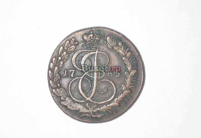 Монета 5 копеек 1785г Москва