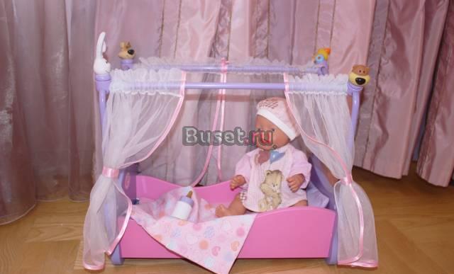 Кукла Baby Born с кроваткой и шкафчиком Москва