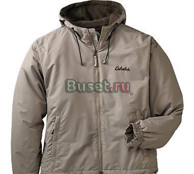 Бежевая куртка cabelas на флисе с капюшоном XXL Москва
