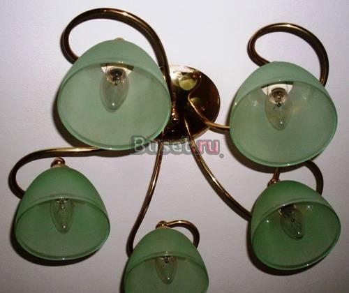 Люстра и бра (комплект Москва