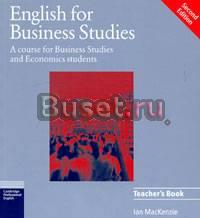 English for Business Studies Teacher"s Book Москва