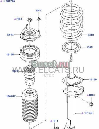 Пружина передней подвески Ford Fusion 1337554 Санкт-Петербург