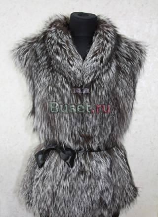 Меховые жилеты из лисы, норки, соболя, енота Красноярск