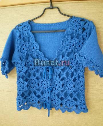 Вязаный жакет Самара