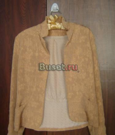 Пиджак женский золотой Санкт-Петербург