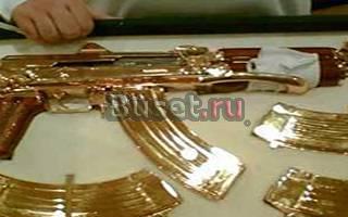 Позолоченный АК-47 Уфа