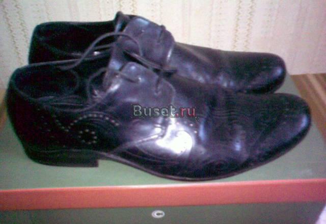 Туфли carnaby черн.кож Москва