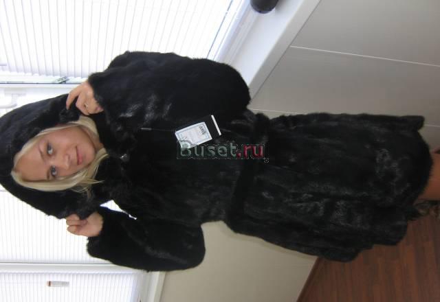Норковая шуба черая,р.46-48 до колена,новая,49т.р Волгоград