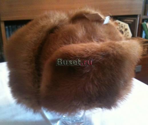 Шапка-ушанка, норка Москва