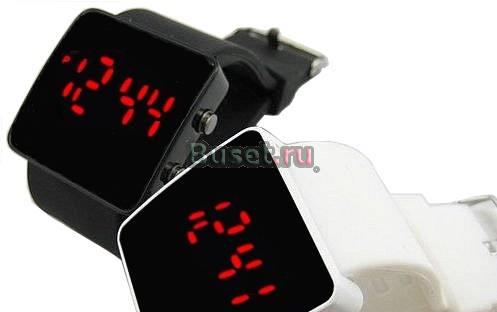 Новые Спортивные Наручные часы LED Watch Диодные Москва