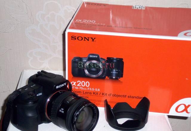 Sony Alpha 200 kit + объектив Minolta 28-105 Санкт-Петербург
