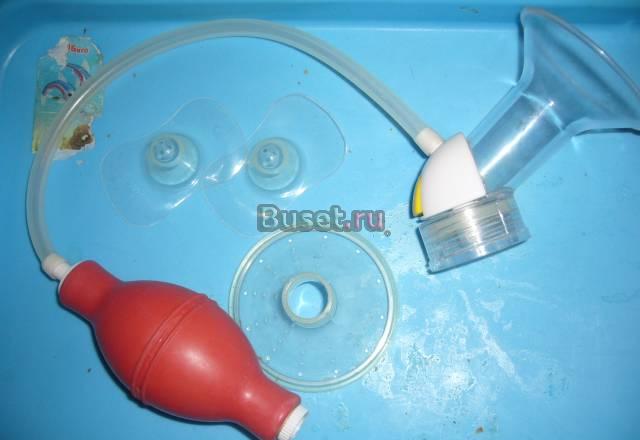 Молокоотсос импортный+ 2 накладки для кормления Волгоград