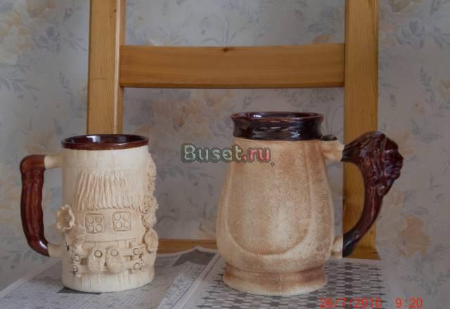Пивная кружка 1 литр керамика новая и 500г новая к Москва
