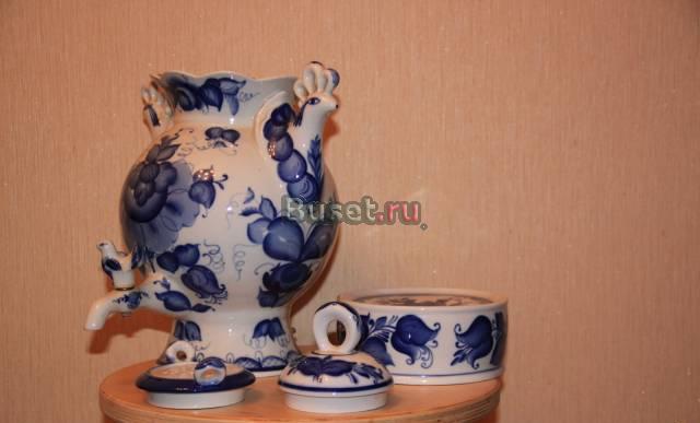 Самовар электрический,фарфоровый Санкт-Петербург