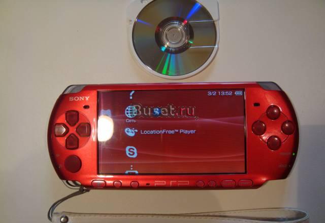 Sony PSP 3008 красного цвета Москва