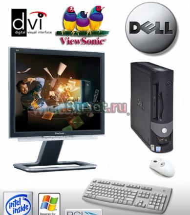 Dell P4 2.8 GHz/Slim/ЖК 17" Viewsonic/Колонки 3D/л Москва