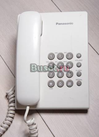 Проводной телефон Panasonic KX-TS2350RUW белый Москва