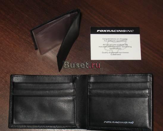 Кошелек FOX racing (новый, кожа) Москва