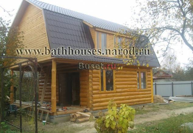 Бани из срубов дешево и качественно Москва