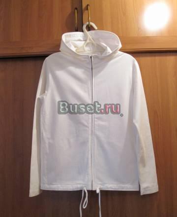 Белый костюм трикотаж размер 46 Москва