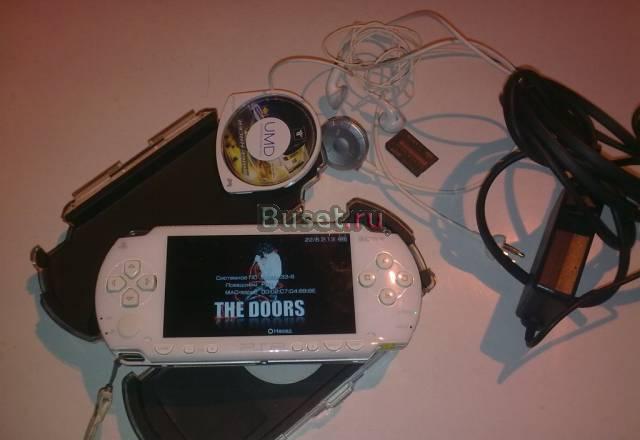 Sony PSP ,белая,прошитая,отл сост.карта 2 гб Санкт-Петербург