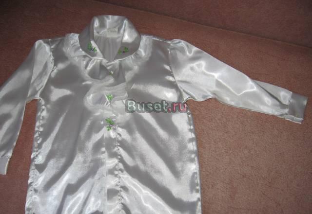 Шёлковая кофта с жабо Москва