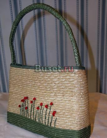 Продам сумку из соломки Москва