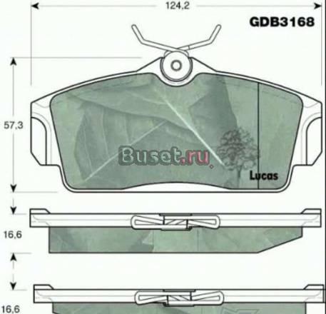 Тормозные колодки Nissan Almera N16 за 1 000 руб Москва
