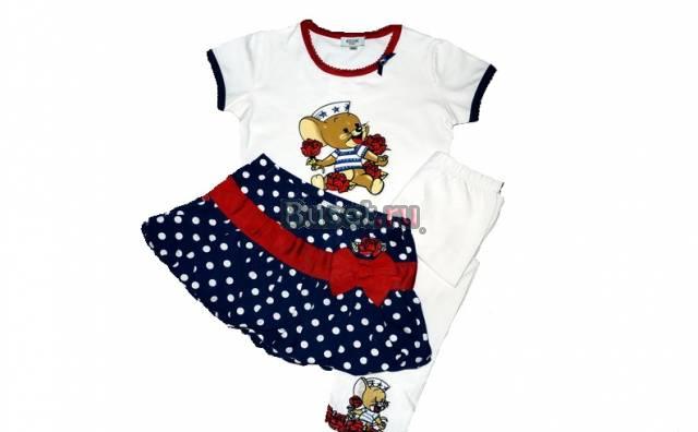 Модная тройка Moschino футболочка, пышная юбочка Москва