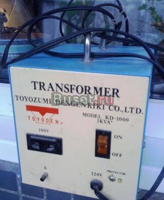 Трансформатор понижающий японский Москва